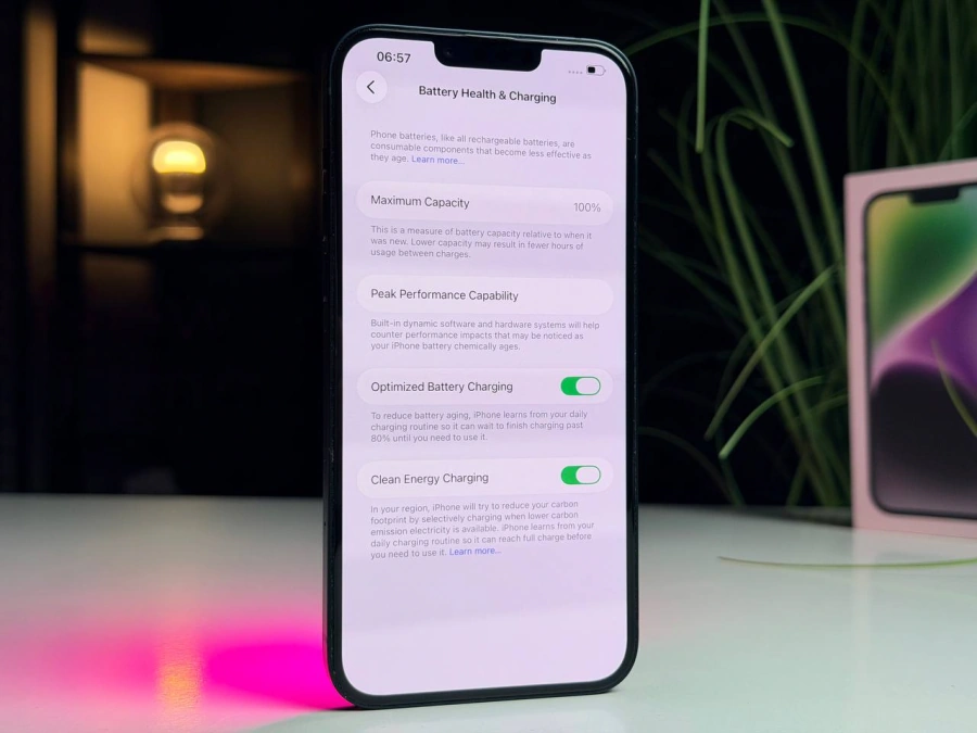 Б/У Apple iPhone 14 Plus 128GB Midnight (MQ4X3) - Состояние: хороший | Аккумулятор: 100% | Комплектация: полный | Гарантія: 3 мес.