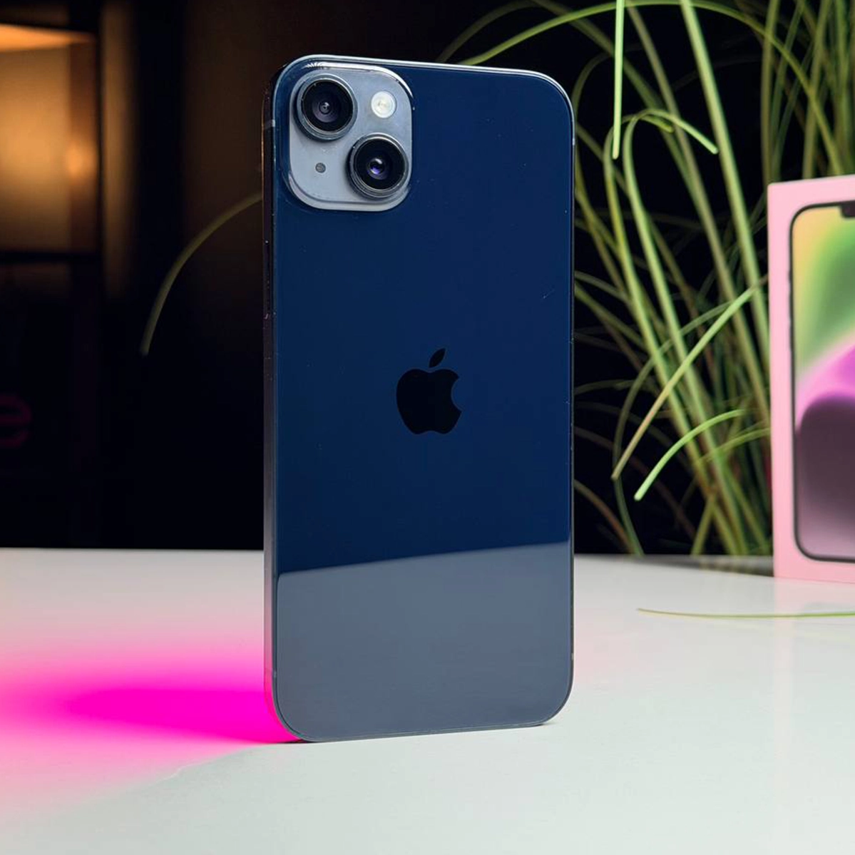 Б/У Apple iPhone 14 Plus 128GB Midnight (MQ4X3) - Состояние: хороший | Аккумулятор: 100% | Комплектация: полный | Гарантія: 3 мес.