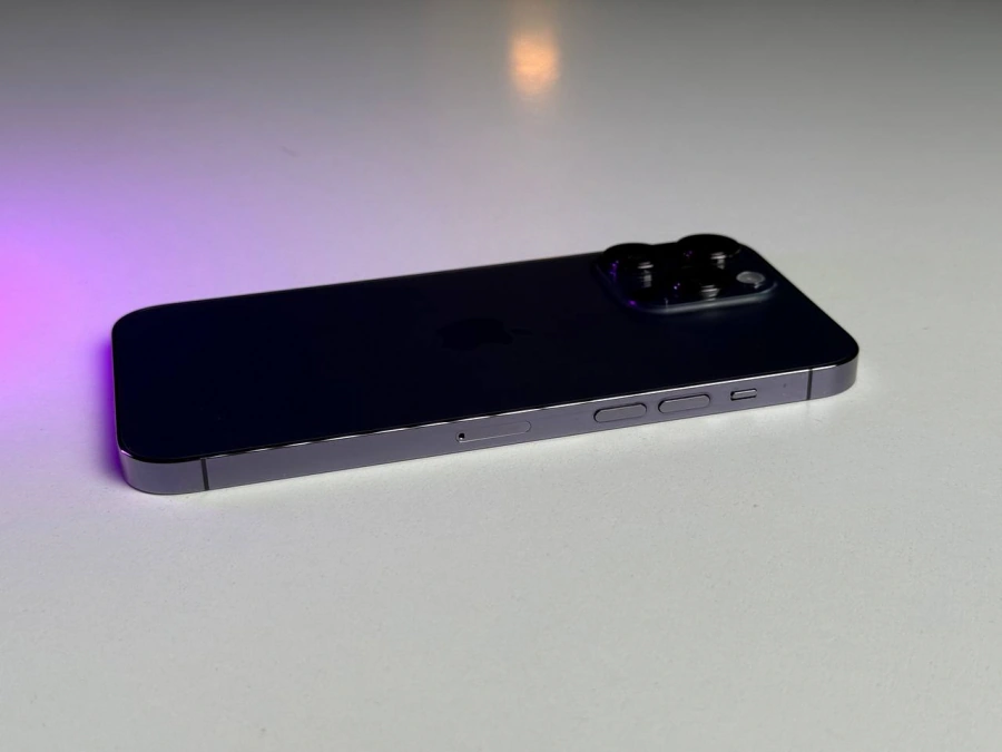 ВЖИВАНИЙ Apple iPhone 14 Pro Max 128GB Deep Purple (MQ9T3) - Стан: ідеальний | Акумулятор: 100% | Комплектація: iPhone, кабель | Гарантія: 3 міс.