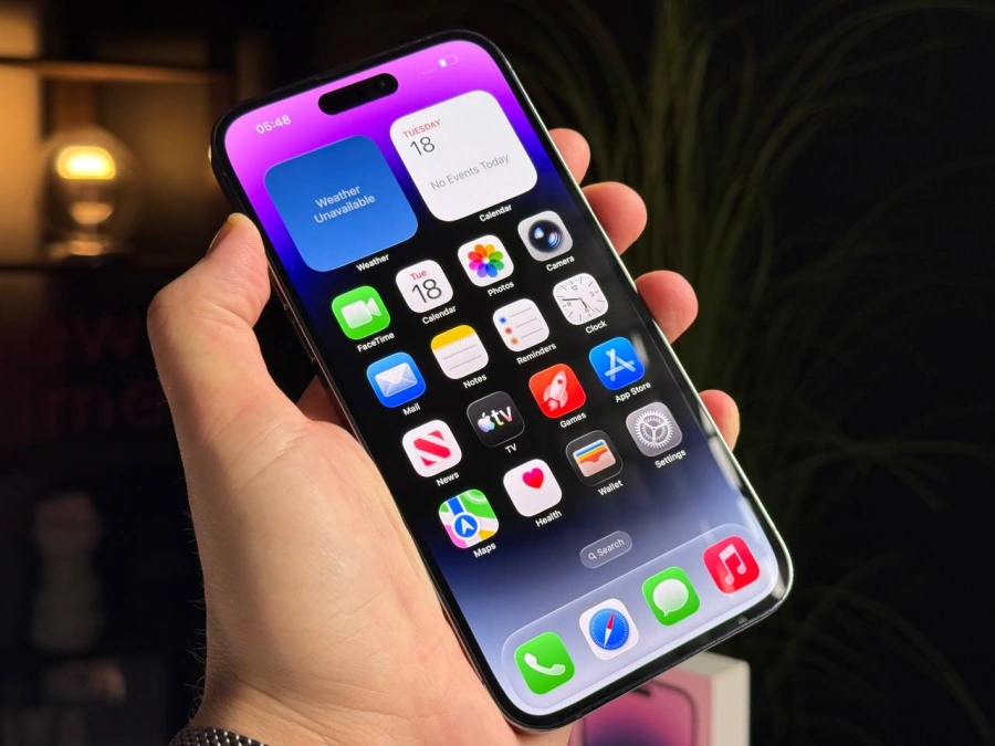 ВЖИВАНИЙ Apple iPhone 14 Pro Max 256GB Deep Purple (MQ9X3) - Стан: гарний (дефект на склі) | Акумулятор: 100% | Комплектація: повний | Гарантія: 3 міс.