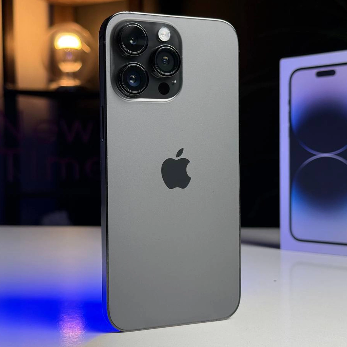 Б/У Apple iPhone 14 Pro Max 256GB Space Black (MQ9U3) - Состояние: хороший | Аккумулятор: 85% | Комплектация: полный | Гарантія: 3 мес.