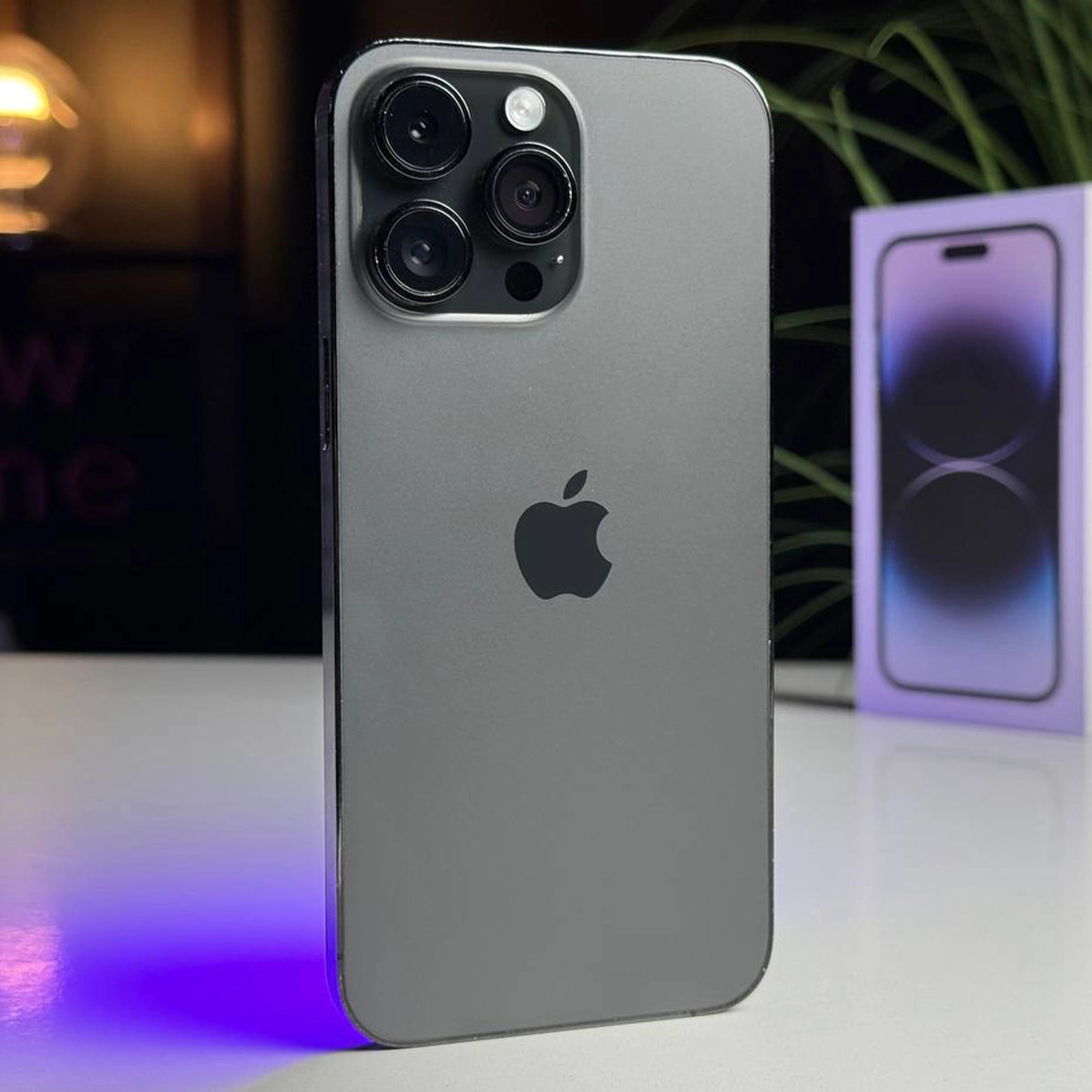 Б/У Apple iPhone 14 Pro Max 256GB Space Black (MQ9U3) - Состояние: хороший | Аккумулятор: 100% | Комплектация: полный | Гарантія: 3 мес.