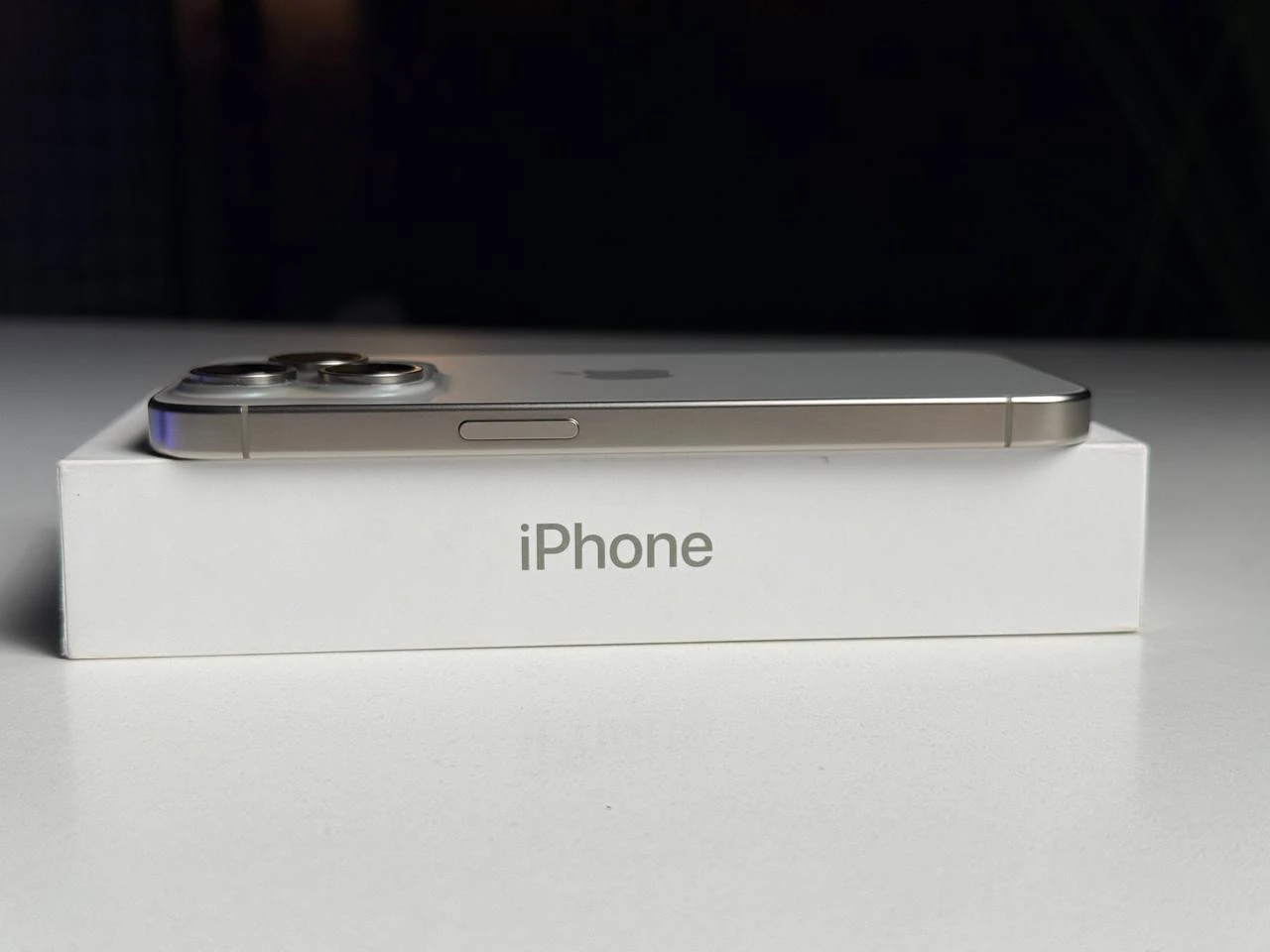 Б/У Apple iPhone 15 Pro 128GB Natural Titanium (MTUX3) - Состояние: идеальный | Аккумулятор: 91% | Комплектация: полный | Гарантія: 3 мес.