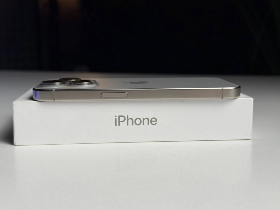 ВЖИВАНИЙ Apple iPhone 15 Pro 128GB Natural Titanium (MTUX3) - Стан: ідеальний | Акумулятор: 91% | Комплектація: повний | Гарантія: 3 міс.