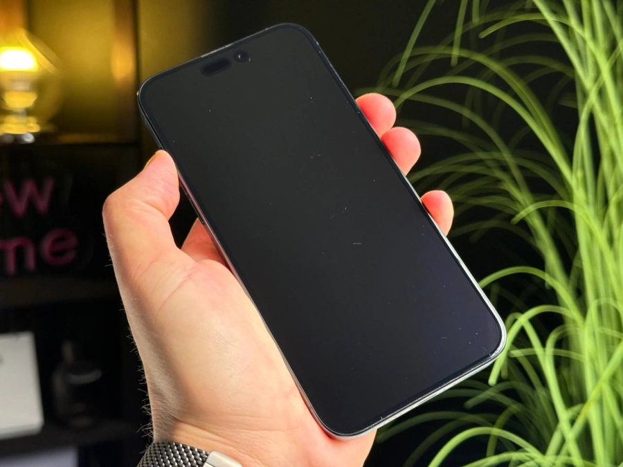 Б/У Apple iPhone 15 Pro Max 256GB Blue Titanium (MU7A3) - Состояние: хороший | Аккумулятор: 89% | Комплектация: iPhone, кабель | Гарантія: 3 мес.