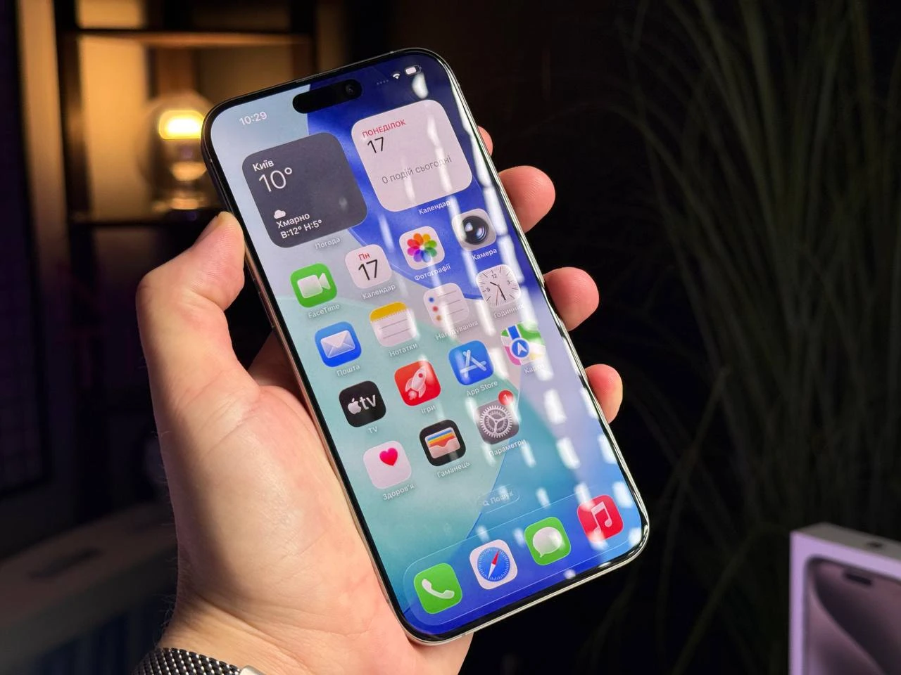 Б/У Apple iPhone 15 Pro Max 256GB Natural Titanium (MU793) - Состояние: хороший | Аккумулятор: 86% | Комплектация: полный | Гарантія: 3 мес.