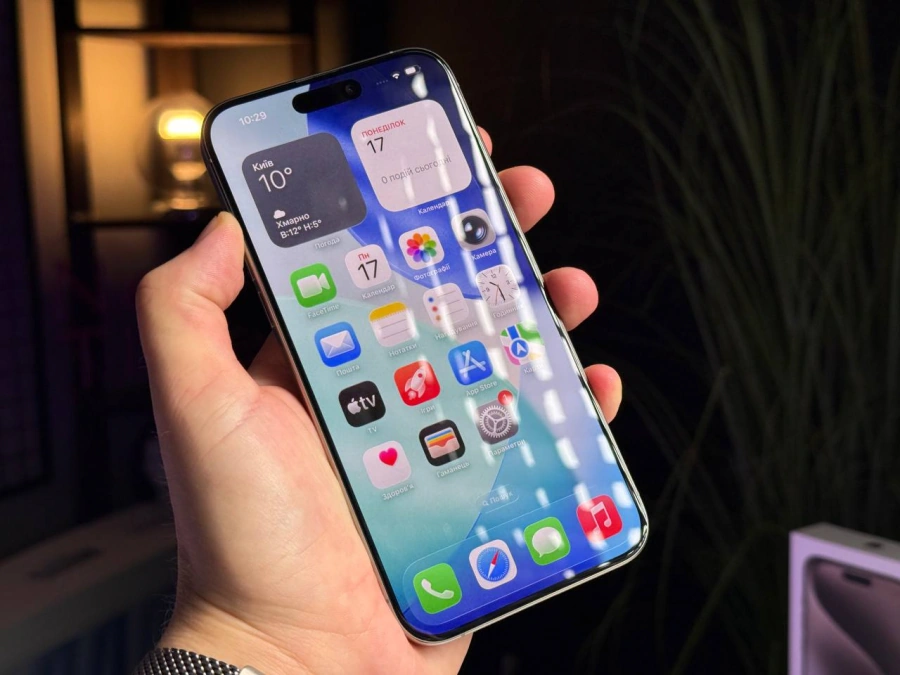 ВЖИВАНИЙ Apple iPhone 15 Pro Max 256GB Natural Titanium (MU793) - Стан: гарний | Акумулятор: 86% | Комплектація: повний | Гарантія: 3 міс.