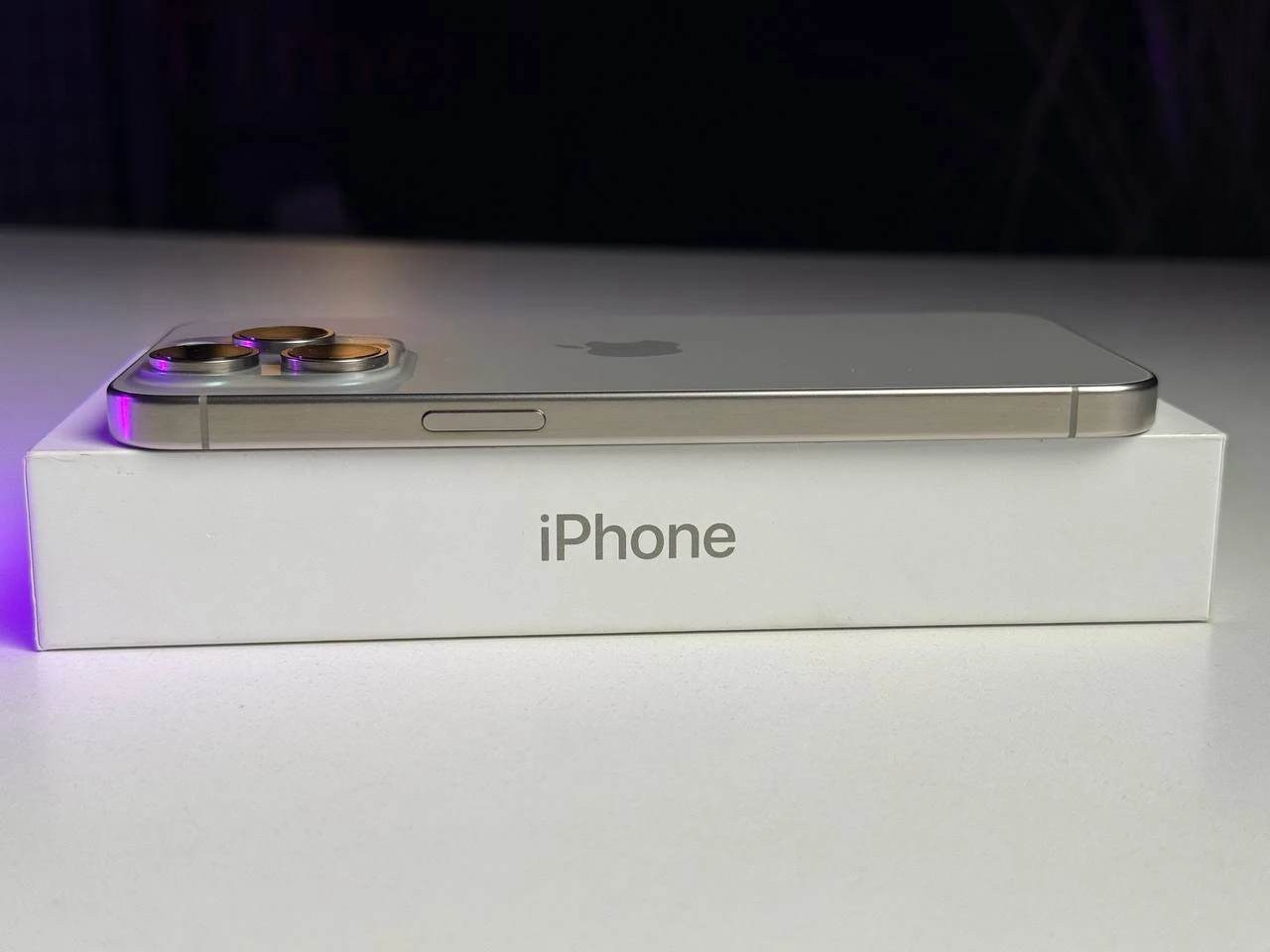 Б/У Apple iPhone 15 Pro Max 256GB Natural Titanium (MU793) - Состояние: хороший | Аккумулятор: 86% | Комплектация: полный | Гарантія: 3 мес.