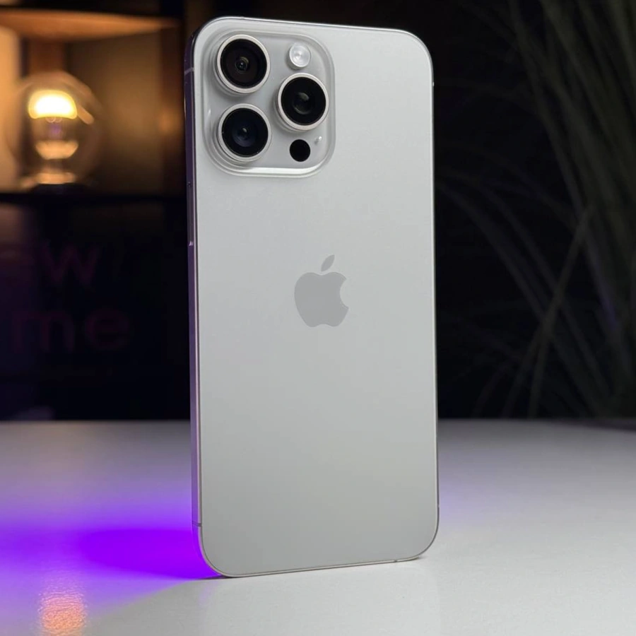 ВЖИВАНИЙ Apple iPhone 15 Pro Max 256GB Natural Titanium (MU793) - Стан: гарний | Акумулятор: 86% | Комплектація: повний | Гарантія: 3 міс.