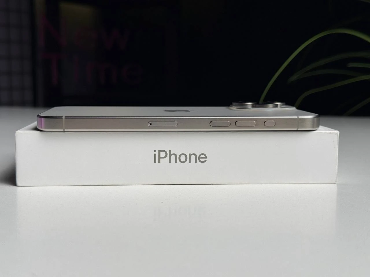 Б/У Apple iPhone 15 Pro Max 256GB Natural Titanium (MU793) - Состояние: идеальный | Аккумулятор: 89% | Комплектация: полный | Гарантія: 1 мес.