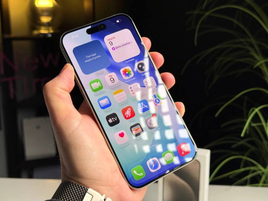 Б/У Apple iPhone 15 Pro Max 256GB Natural Titanium (MU793) - Состояние: хороший | Аккумулятор: 92% | Комплектация: полный | Гарантія: 3 мес.