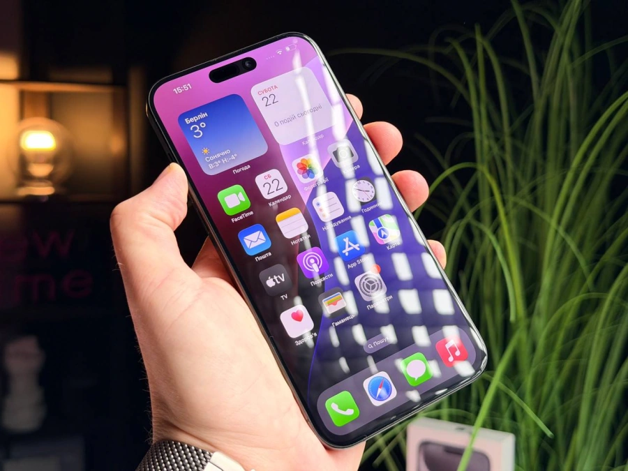 ВЖИВАНИЙ Apple iPhone 15 Pro Max 512GB Black Titanium (MU7C3) - Стан: ідеальний | Акумулятор: 91% | Комплектація: повний | Гарантія: 3 міс.