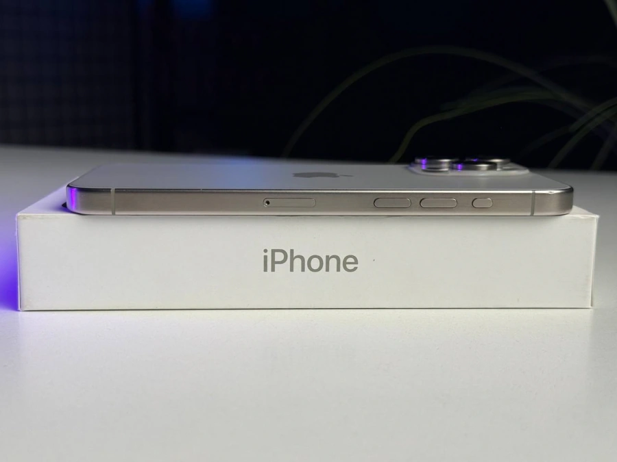 ВЖИВАНИЙ Apple iPhone 15 Pro Max 512GB Natural Titanium (MU7E3) - Стан: гарний | Акумулятор: 86% | Комплектація: повний | Гарантія: 3 міс.