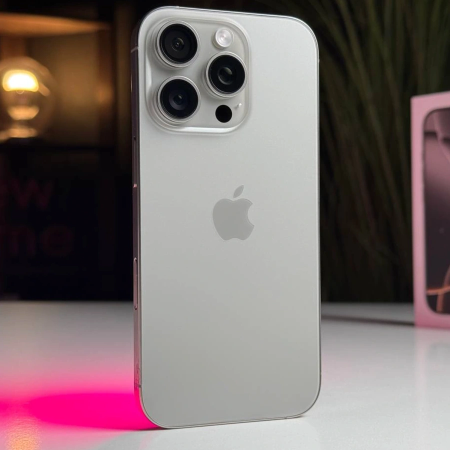 ВЖИВАНИЙ Apple iPhone 16 Pro 128GB eSim Natural Titanium (MYMD3) - Стан: ідеальний | Акумулятор: 99% | Комплектація: повний | Гарантія: 3 міс.