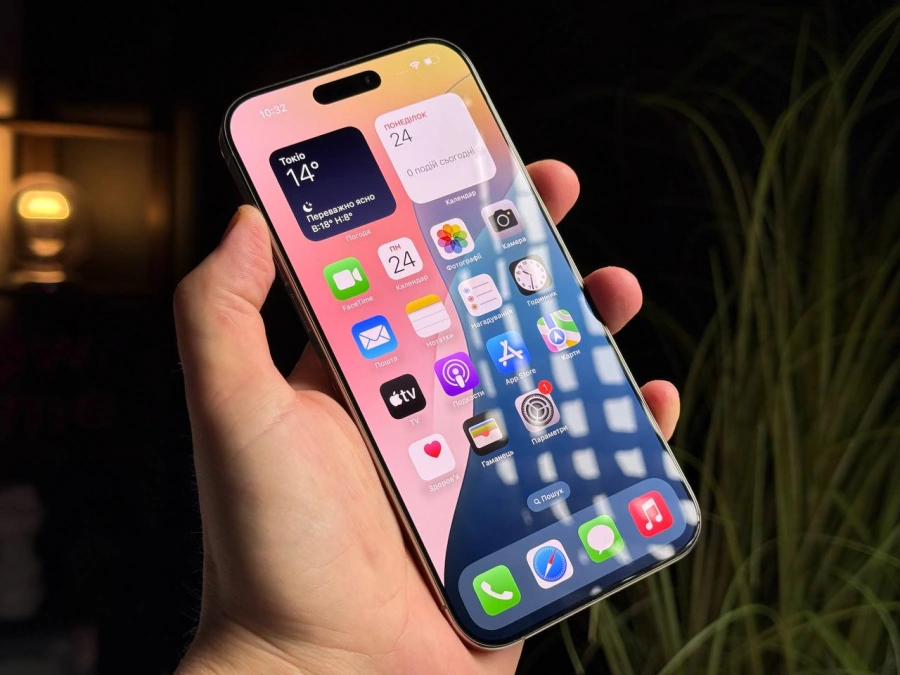Б/У Apple iPhone 16 Pro Max 256GB Natural Titanium (MYWY3) - Состояние: хороший | Аккумулятор: 92% | Комплектация: полный | Гарантія: 3 мес.