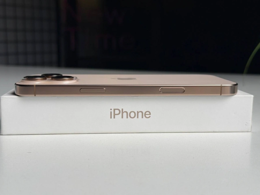 Б/У Apple iPhone 16 Pro Max 512GB eSim Desert Titanium (MYW93) - Состояние: идеальный | Аккумулятор: 94% | Комплектация: полный | Гарантія: 1 мес.