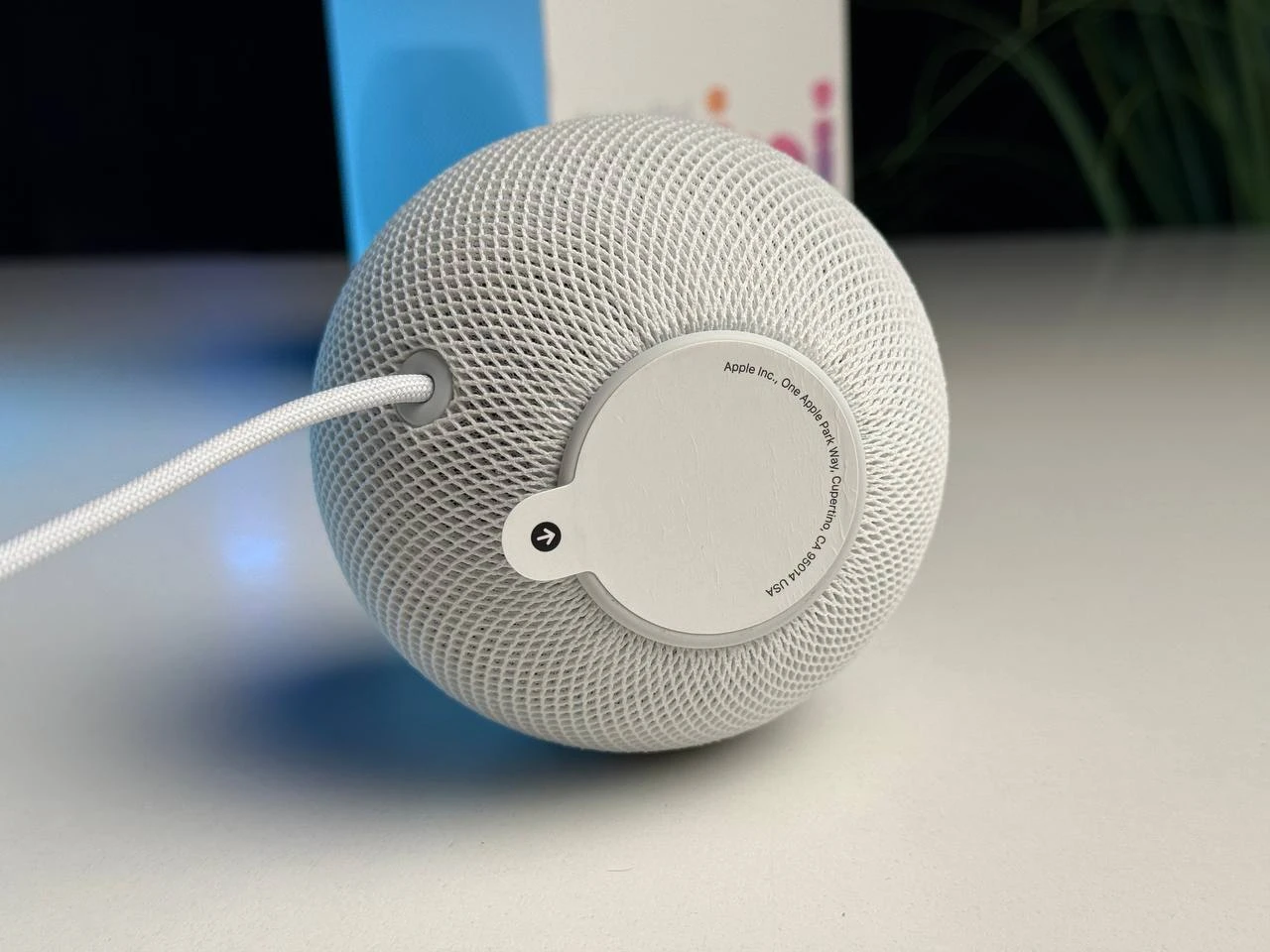 ВЖИВАНИЙ Колонка Apple HomePod mini White (MY5H2) EU вилка - Стан: гарний | Комплектація: повний | Гарантія: 3 міс.