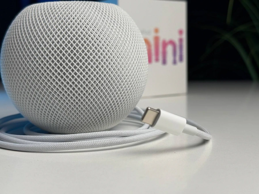 Б/У Колонка Apple HomePod mini White (MY5H2) EU вилка - Состояние: хороший | Комплектация: полный | Гарантія: 3 мес.