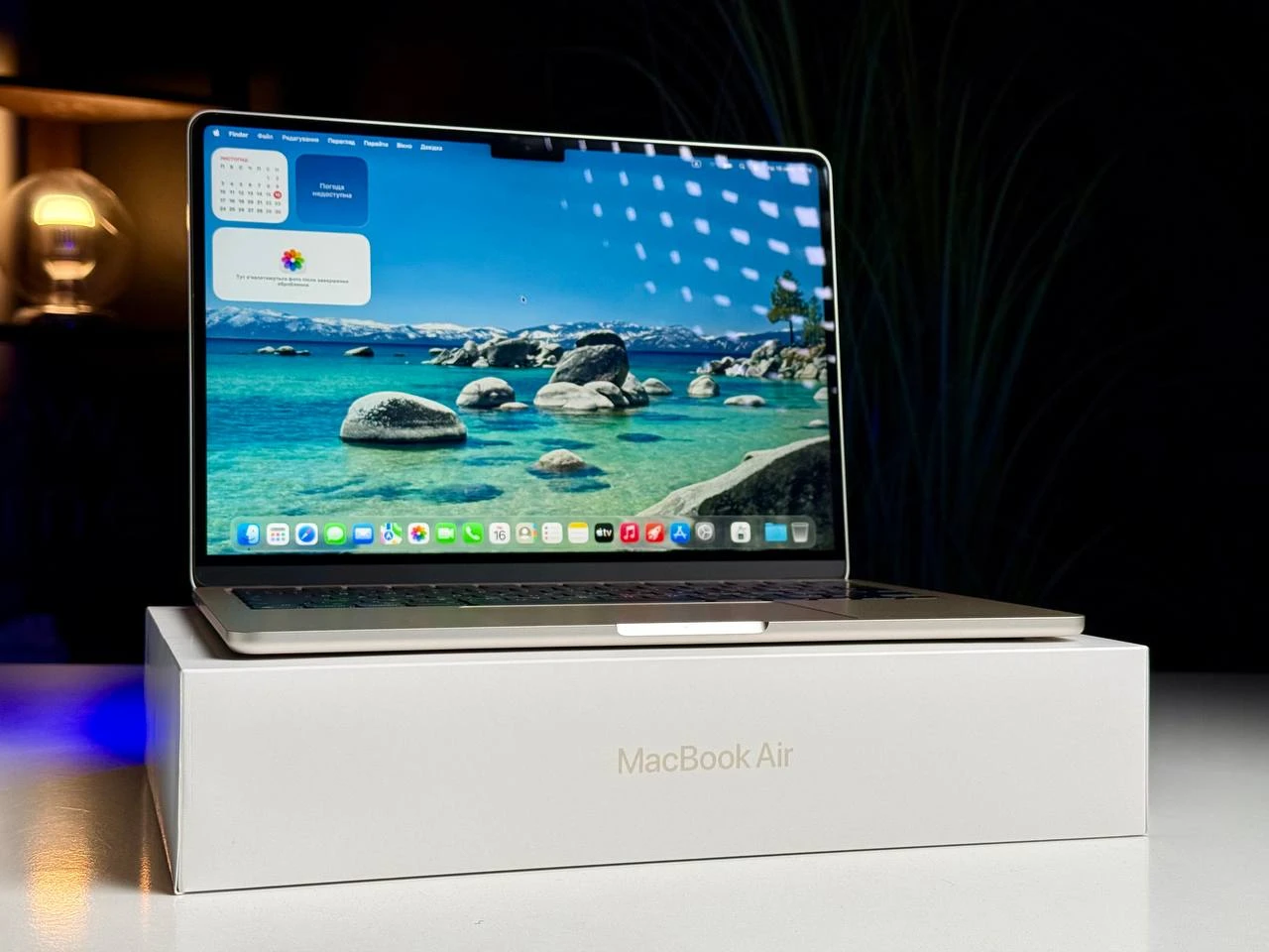 Б/У MacBook Air 13.6" M2/8CPU/8GPU/8GB/256GB Starlight 2022 (MLY13) - Состояние: идеальный | Аккумулятор: 87% | Комплектация: полный | Гарантія: 3 мес.