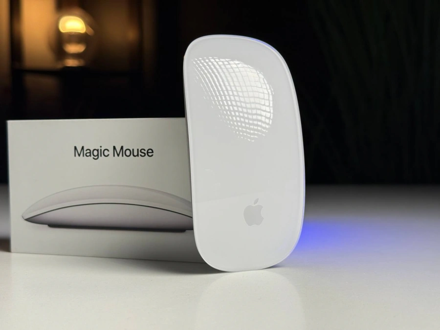 ВІТРИННА Миша Apple Magic Mouse [USB‑C] - White Multi-Touch Surface (MXK53) - Стан: гарний | Акумулятор: 100% | Комплектація: повний | Гарантія: 3 міс.