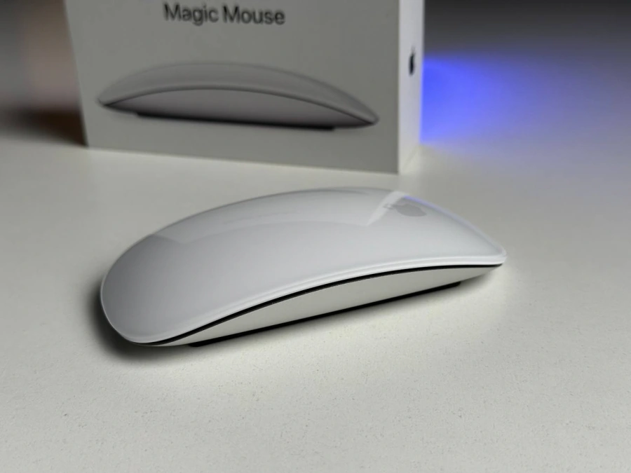 ВІТРИННА Миша Apple Magic Mouse [USB‑C] - White Multi-Touch Surface (MXK53) - Стан: гарний | Акумулятор: 100% | Комплектація: повний | Гарантія: 3 міс.