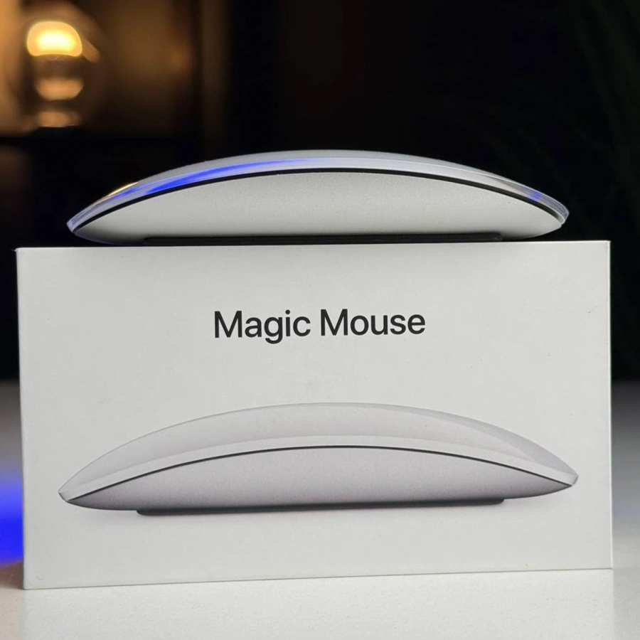 ВІТРИННА Миша Apple Magic Mouse [USB‑C] - White Multi-Touch Surface (MXK53) - Стан: гарний | Акумулятор: 100% | Комплектація: повний | Гарантія: 3 міс.