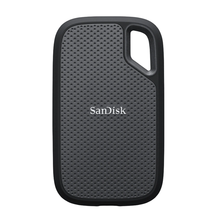 Внешний SSD накопитель SanDisk Extreme Portable 2TB - Black (SDSSDE62-2T00-GA0)