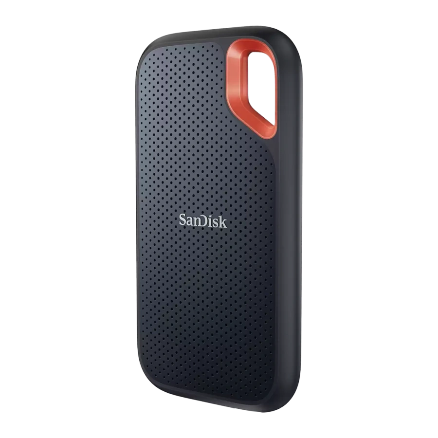 Зовнішній SSD накопичувач SanDisk Extreme Portable V2 1TB - Black (SDSSDE61-1T00-G25)