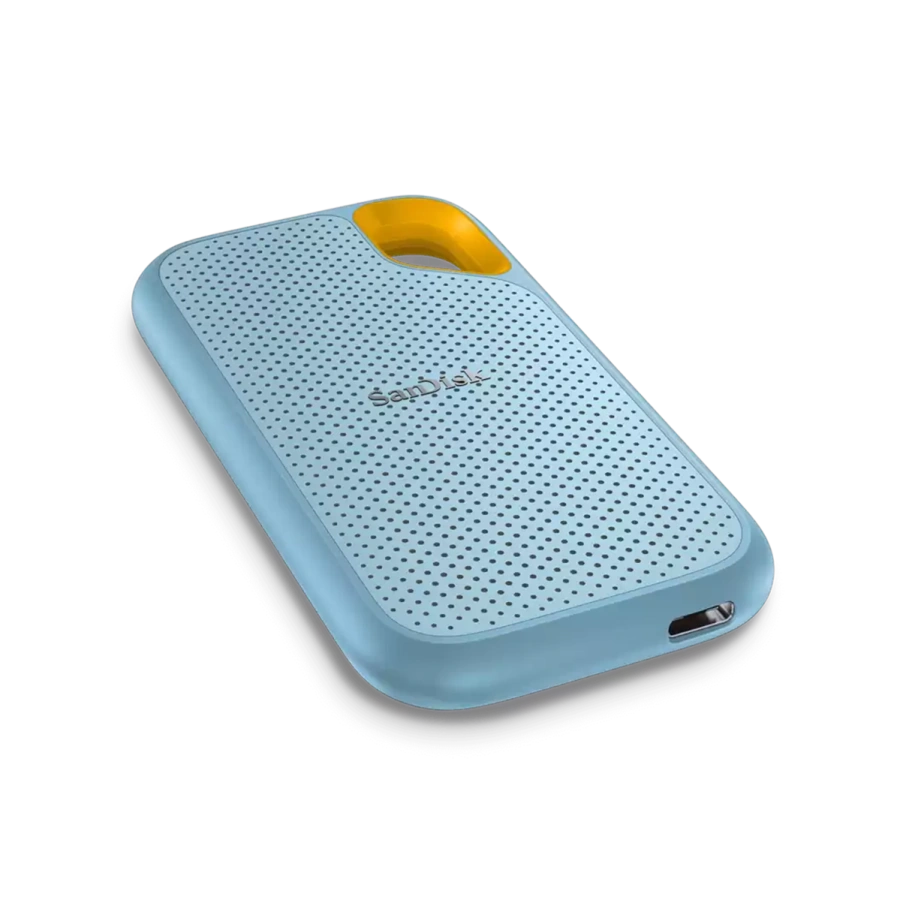 Зовнішній SSD накопичувач SanDisk Extreme Portable V2 2TB - Sky Blue (SDSSDE61-2T00-G25B)