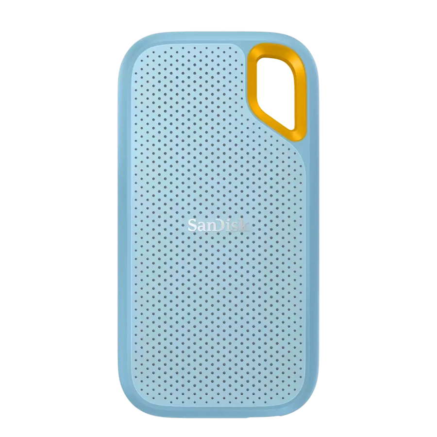 Зовнішній SSD накопичувач SanDisk Extreme Portable V2 2TB - Sky Blue (SDSSDE61-2T00-G25B)