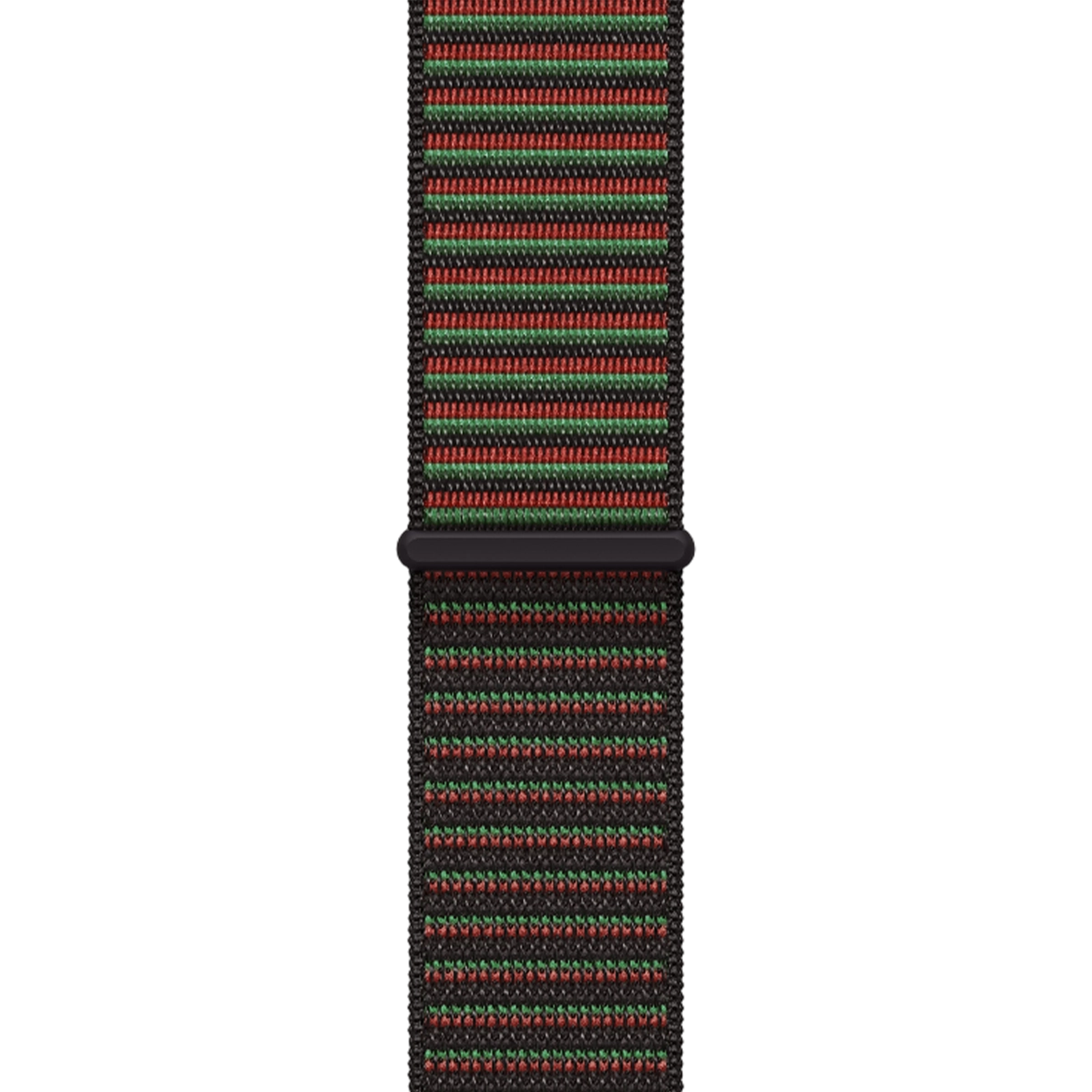 Apple Watch Series 11 GPS 42mm Jet Black Aluminum Case with Black Unity Sport Loop - Unity Rhythm (MEW04+MDF44)