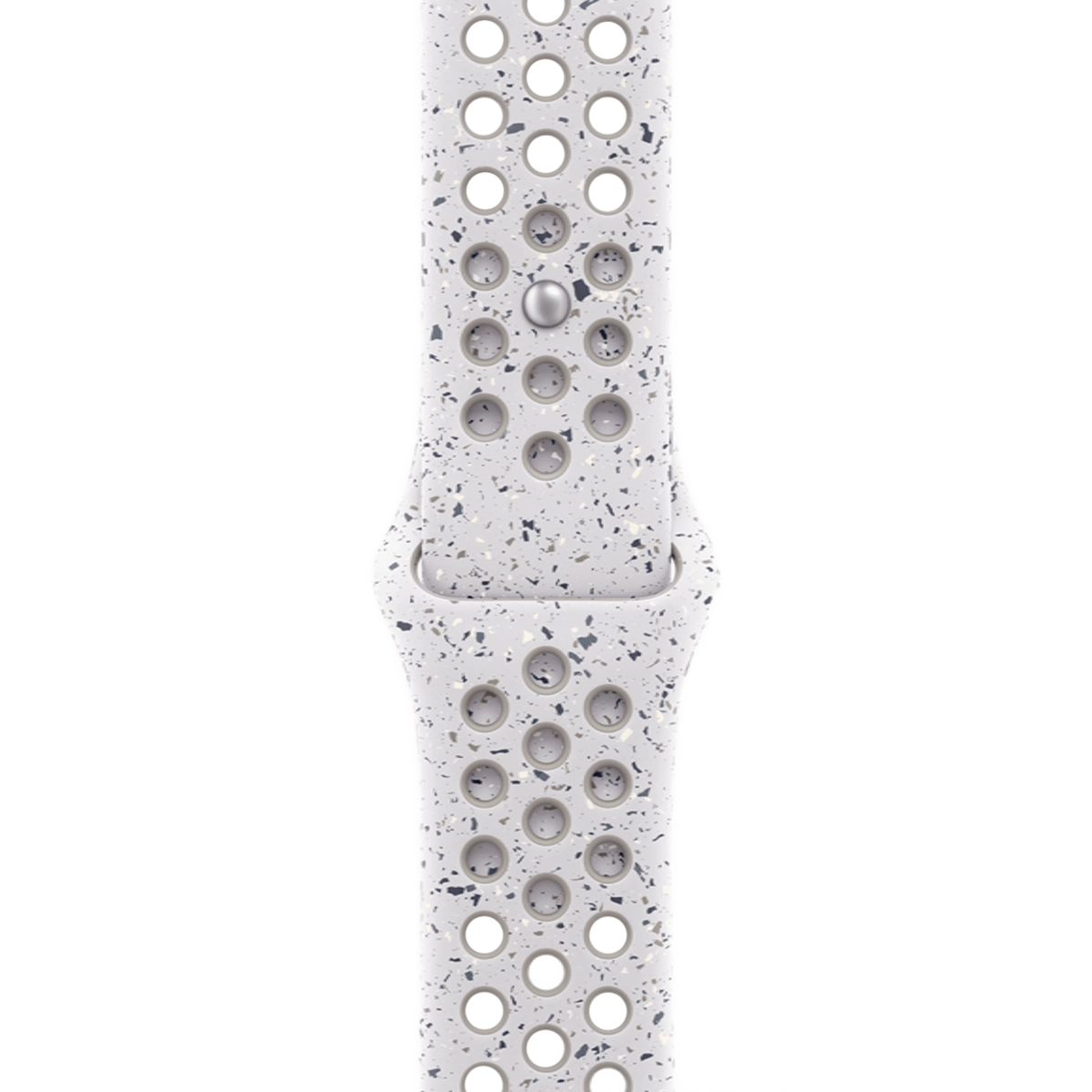 Apple Watch Series 11 GPS 42mm Jet Black Aluminum Case with Veiled Grey Nike Sport Band - S/M (MEW04+MGAH4)