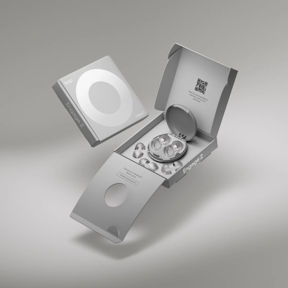 Беруши для контролируемой фильтрации шума Loop Engage 2 - Clear