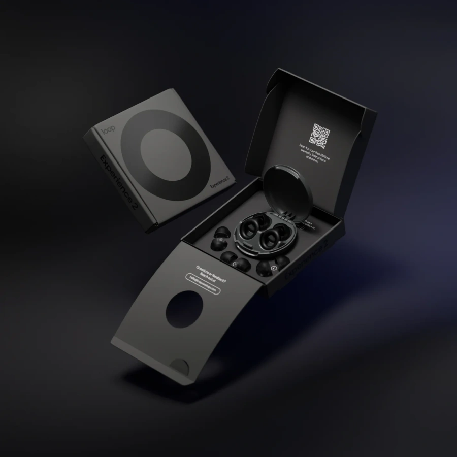 Беруши для живой музыки и мероприятий Loop Experience 2 - Black