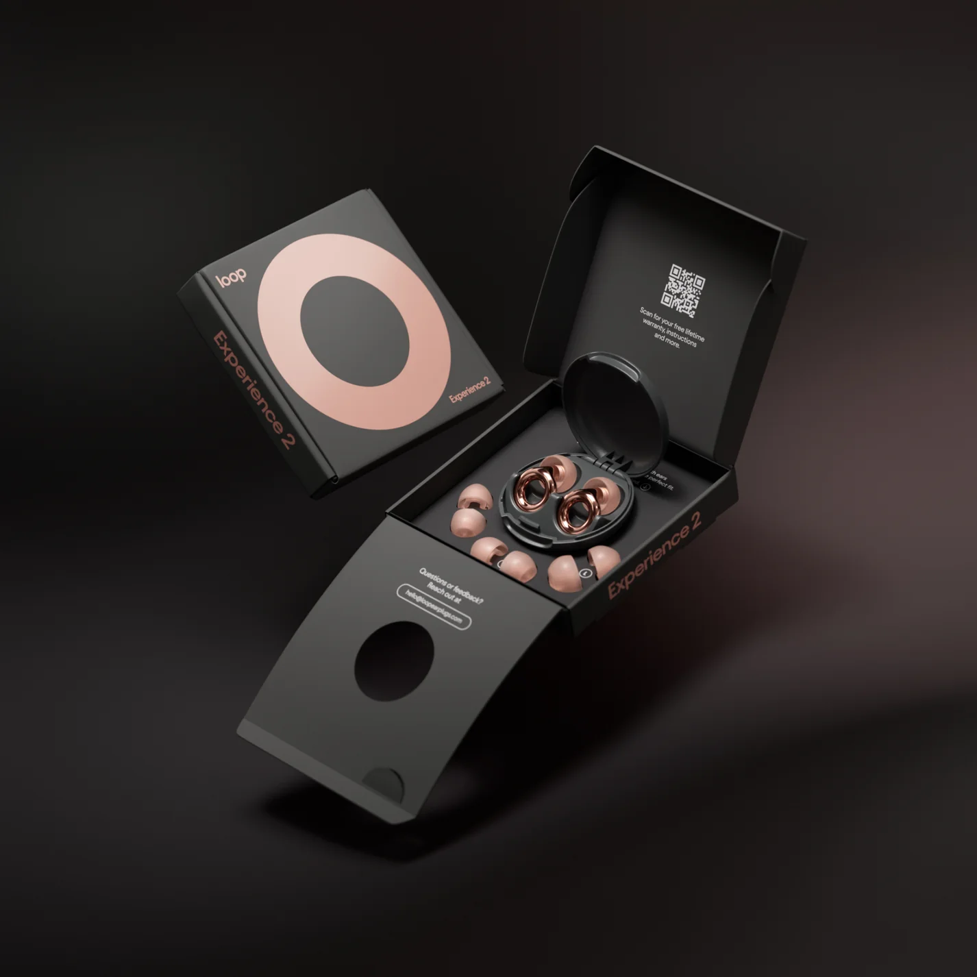 Беруши для живой музыки и мероприятий Loop Experience 2 - Rose Gold