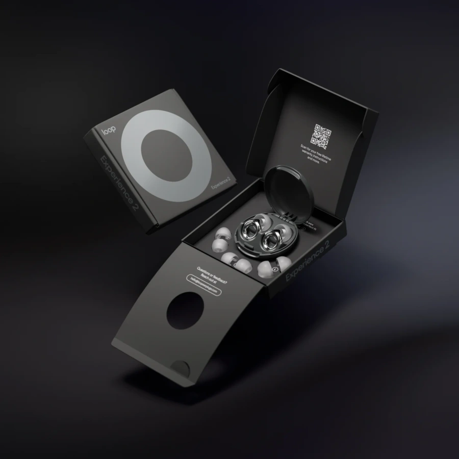 Беруші для живої музики та заходів Loop Experience 2 - Silver