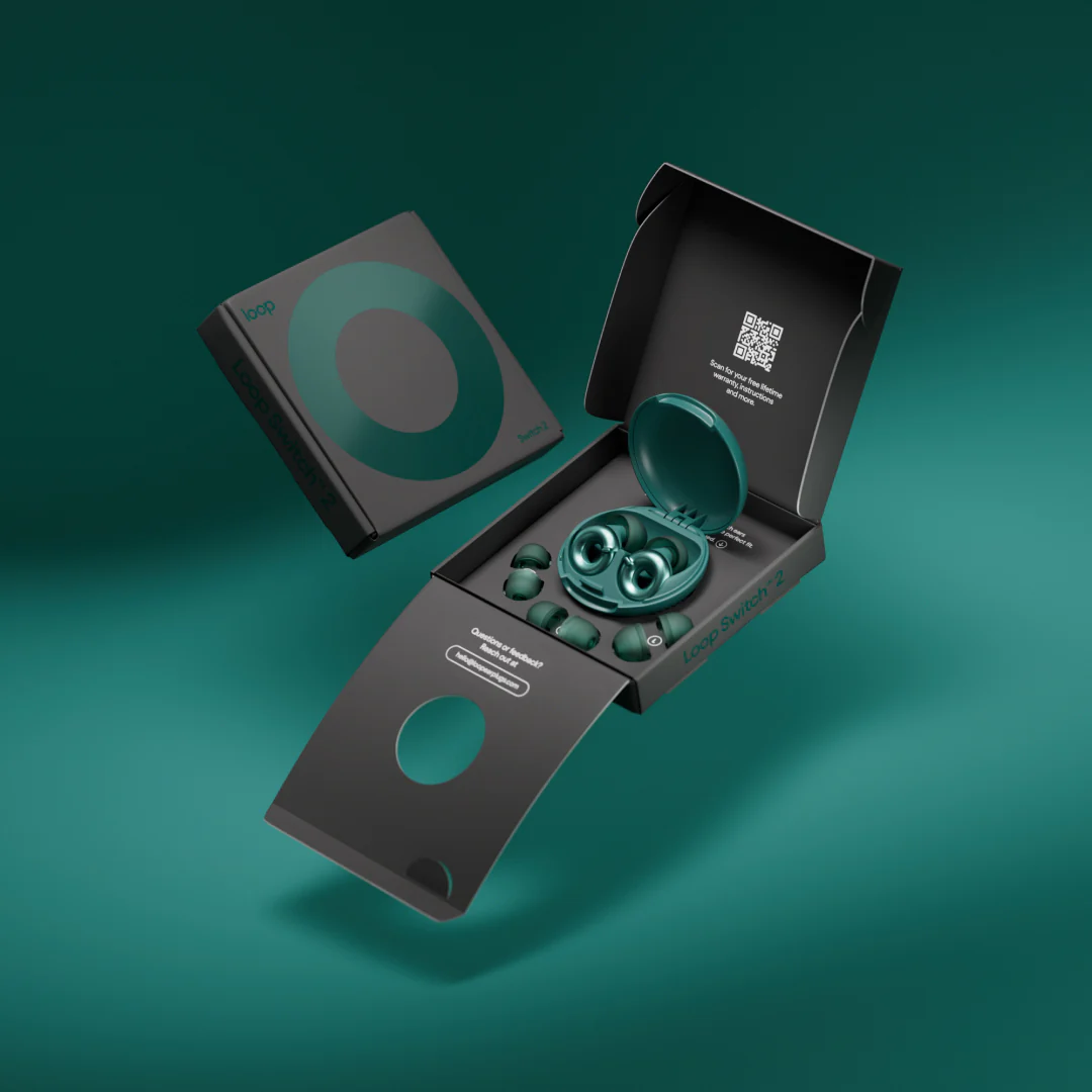 Беруши с регулируемым шумоподавлением Loop Switch 2 - Emerald