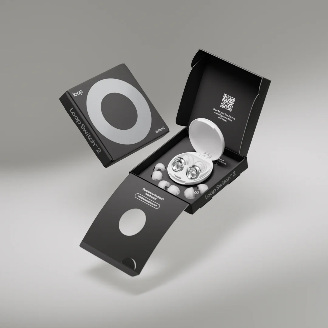 Беруши с регулируемым шумоподавлением Loop Switch 2 - Silver