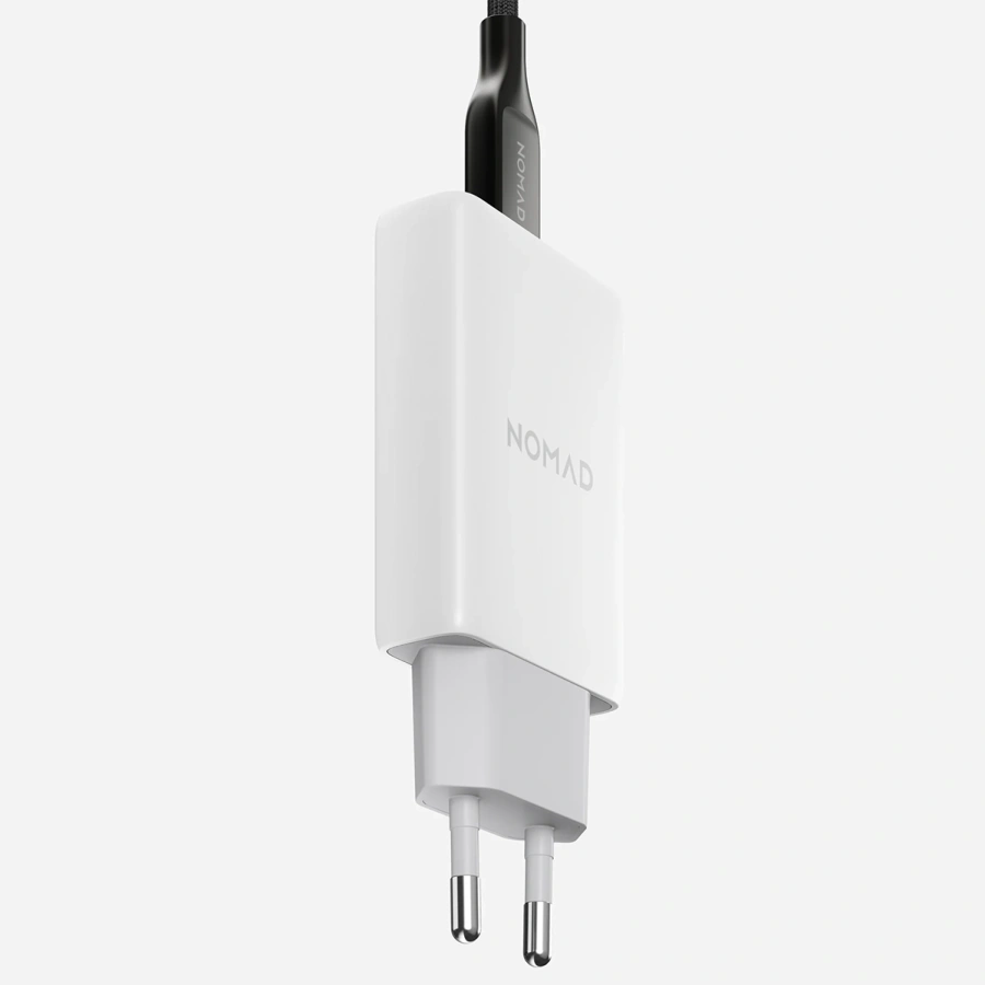 Блок живлення Nomad USB-C GaN 40W Slim EU Power Adapter - White (NM014728858)