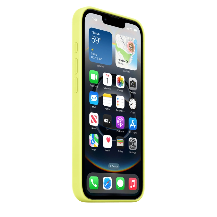 Чохол Apple iPhone 16e Silicone Case – Neon Yellow (MGYW4)