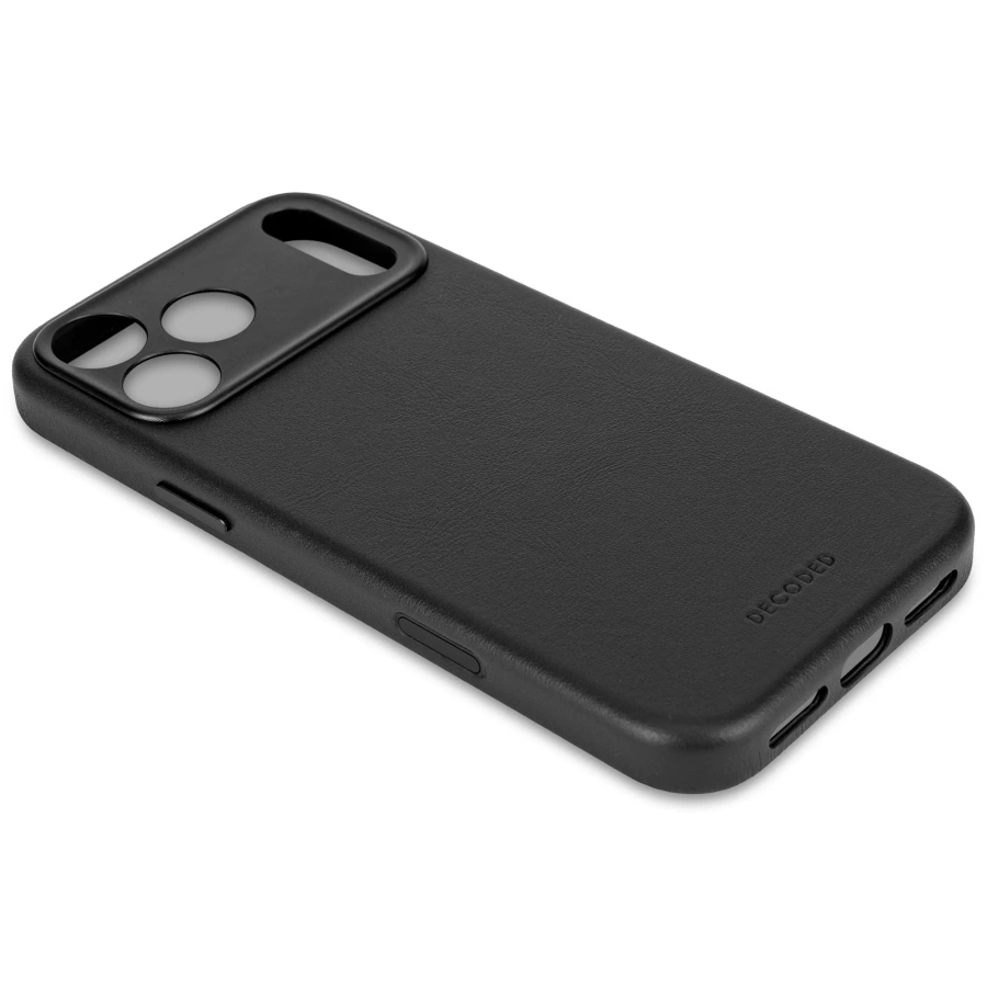 Чехол DECODED Leather Case for iPhone 17 Pro Max - Black (D26IPO17PMBC1BK)