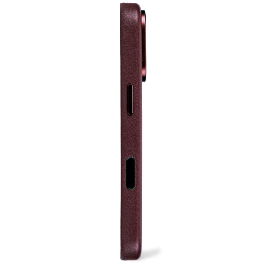 Чехол DECODED Leather Case for iPhone 17 Pro Max - Burgundy (D26IPO17PMBC1DY)