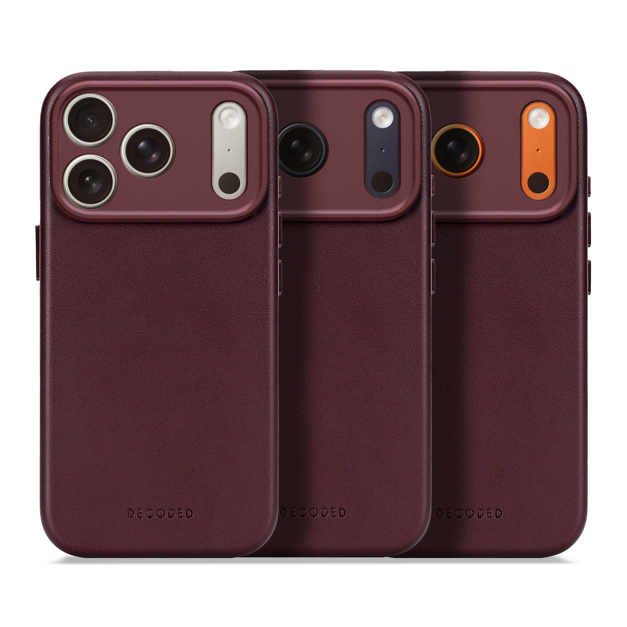 Чохол DECODED Leather Case for iPhone 17 Pro Max - Burgundy (D26IPO17PMBC1DY)