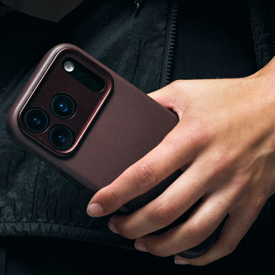 Чехол DECODED Leather Case for iPhone 17 Pro Max - Chocolate Brown (D26IPO17PMBC1CN)