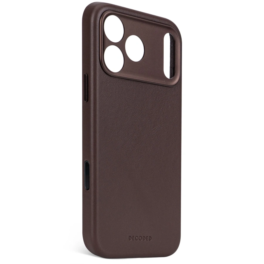 Чехол DECODED Leather Case for iPhone 17 Pro Max - Chocolate Brown (D26IPO17PMBC1CN)