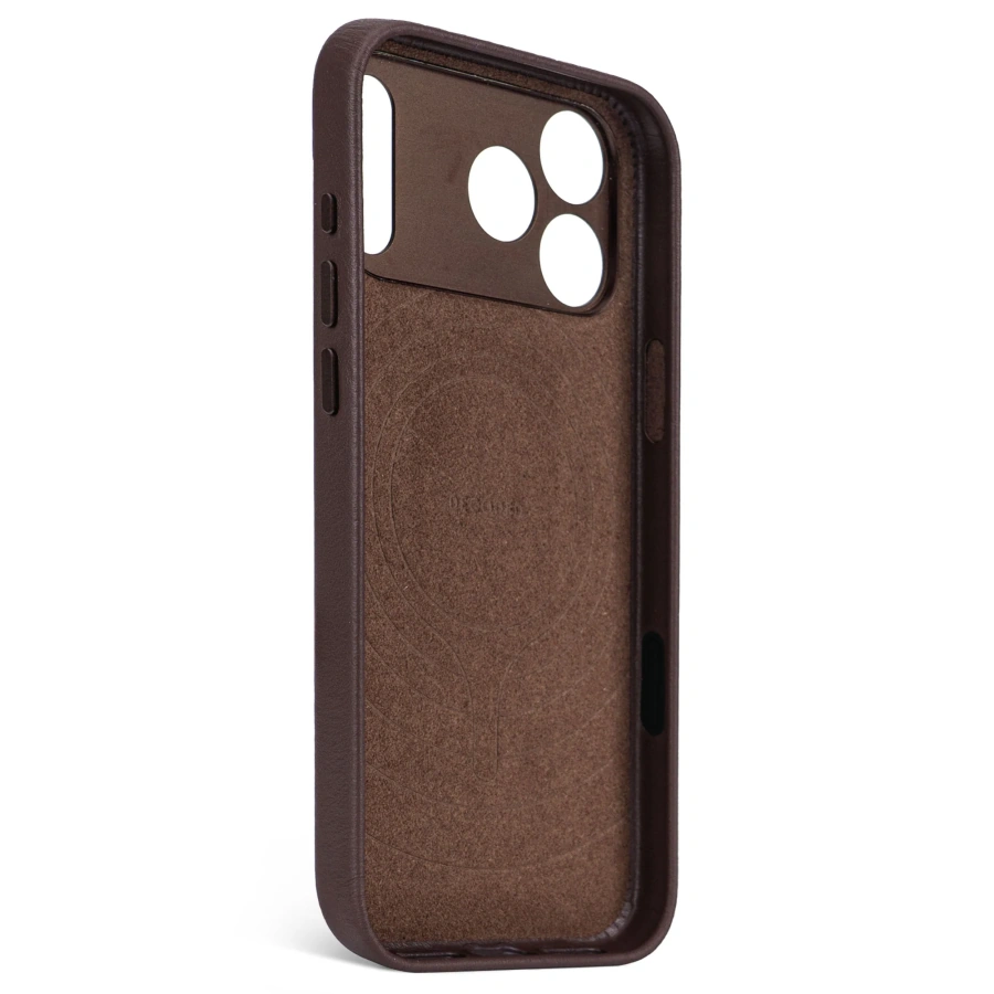 Чехол DECODED Leather Case for iPhone 17 Pro Max - Chocolate Brown (D26IPO17PMBC1CN)