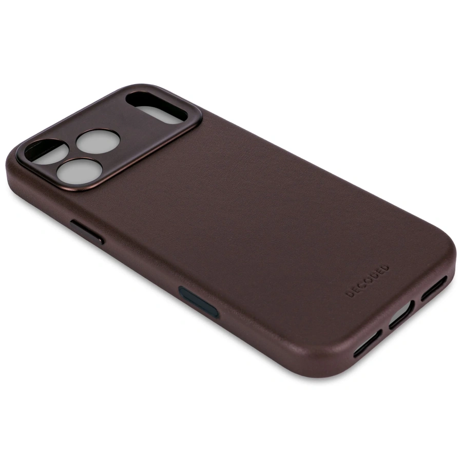 Чехол DECODED Leather Case for iPhone 17 Pro Max - Chocolate Brown (D26IPO17PMBC1CN)