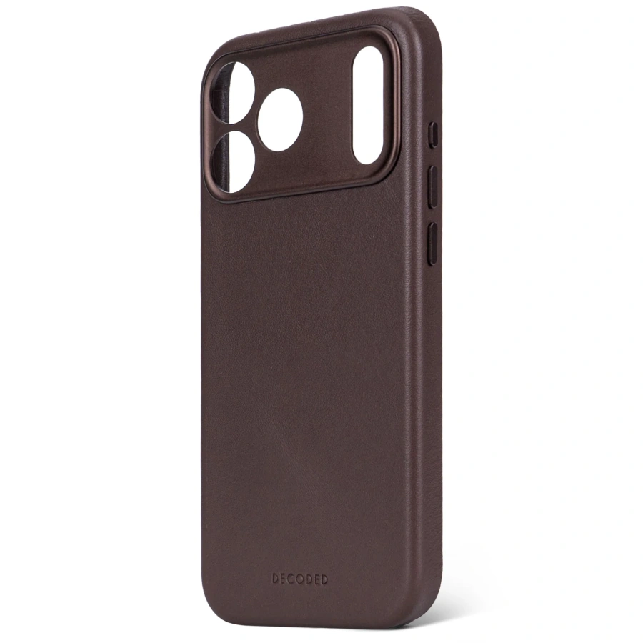 Чехол DECODED Leather Case for iPhone 17 Pro Max - Chocolate Brown (D26IPO17PMBC1CN)