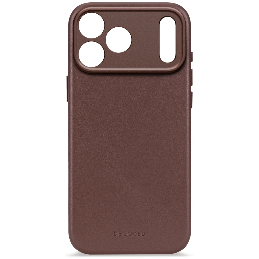 Чехол DECODED Leather Case for iPhone 17 Pro Max - Chocolate Brown (D26IPO17PMBC1CN)
