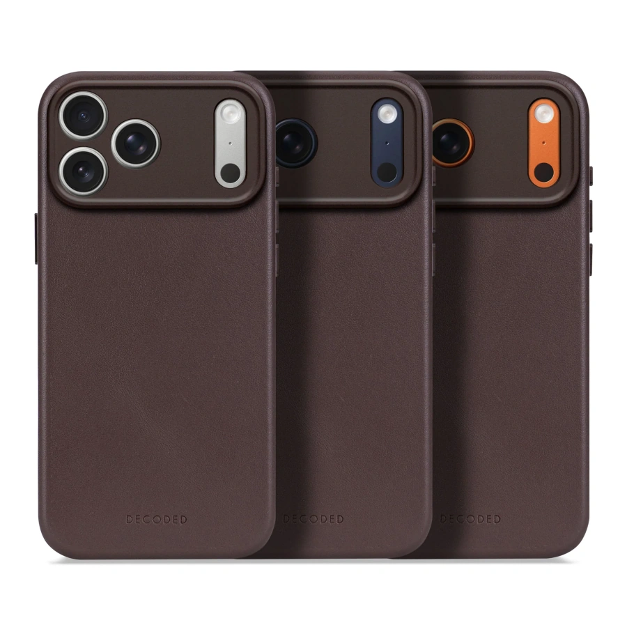 Чехол DECODED Leather Case for iPhone 17 Pro Max - Chocolate Brown (D26IPO17PMBC1CN)